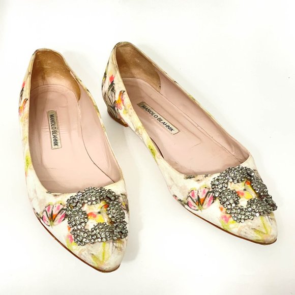 Manolo Hangisi Butterfly Flats- Size 40 - Picture 3 of 9